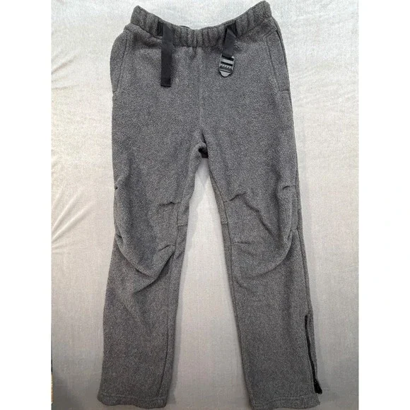 Vintage J.Crew Women Sweatpants Black Polyester Rayon Built in Belt Pockets XS - Picture 1 of 11